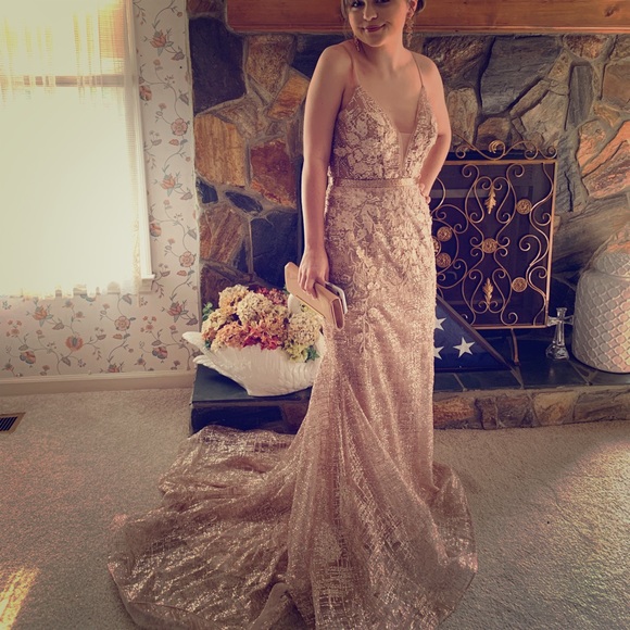 Jovani Dresses & Skirts - 2019 jovani rose gold formal gown Jovani Dresses & Skirts - 2019 jovani rose gold formal gown